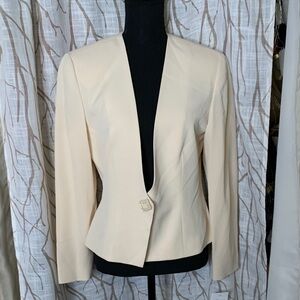 NWT Yellow Women's Blazer with Beaded Button